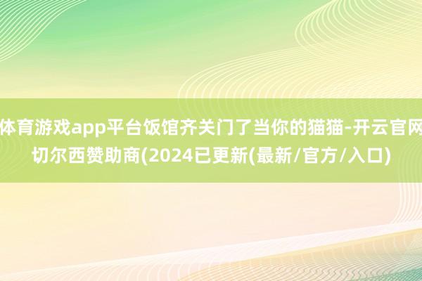 体育游戏app平台饭馆齐关门了当你的猫猫-开云官网切尔西赞助商(2024已更新(最新/官方/入口)